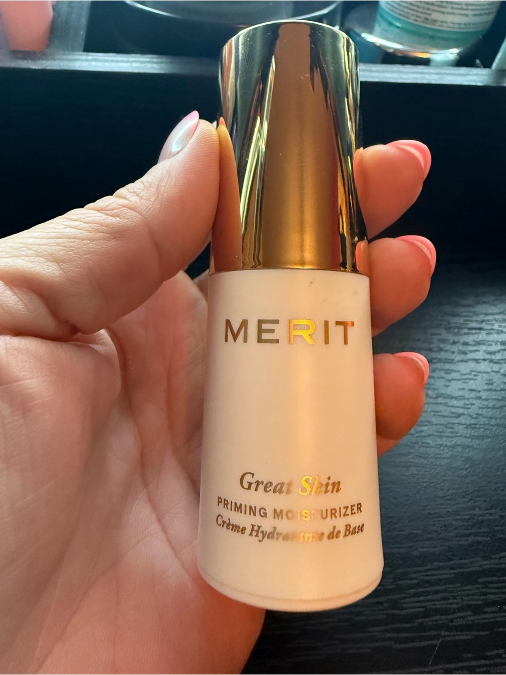 Merit Great Skin Priming Moisturizer - White & Gold